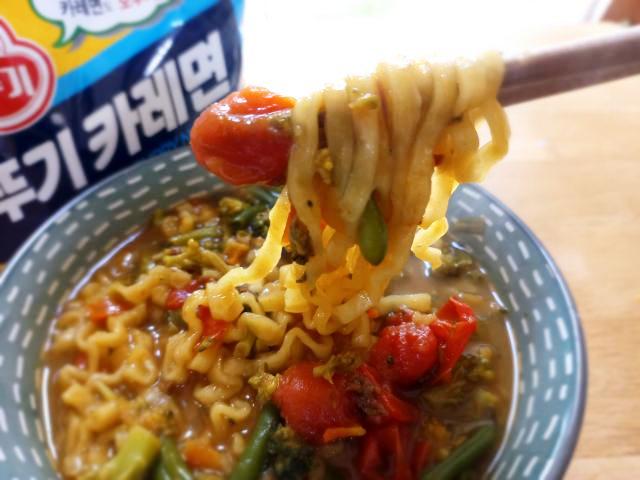 오뚜기 카레면 조리예