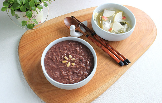 동지팥죽만들기(2)