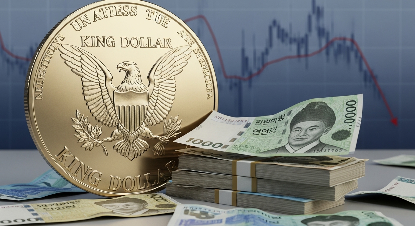 환율이 떨어지는 이유