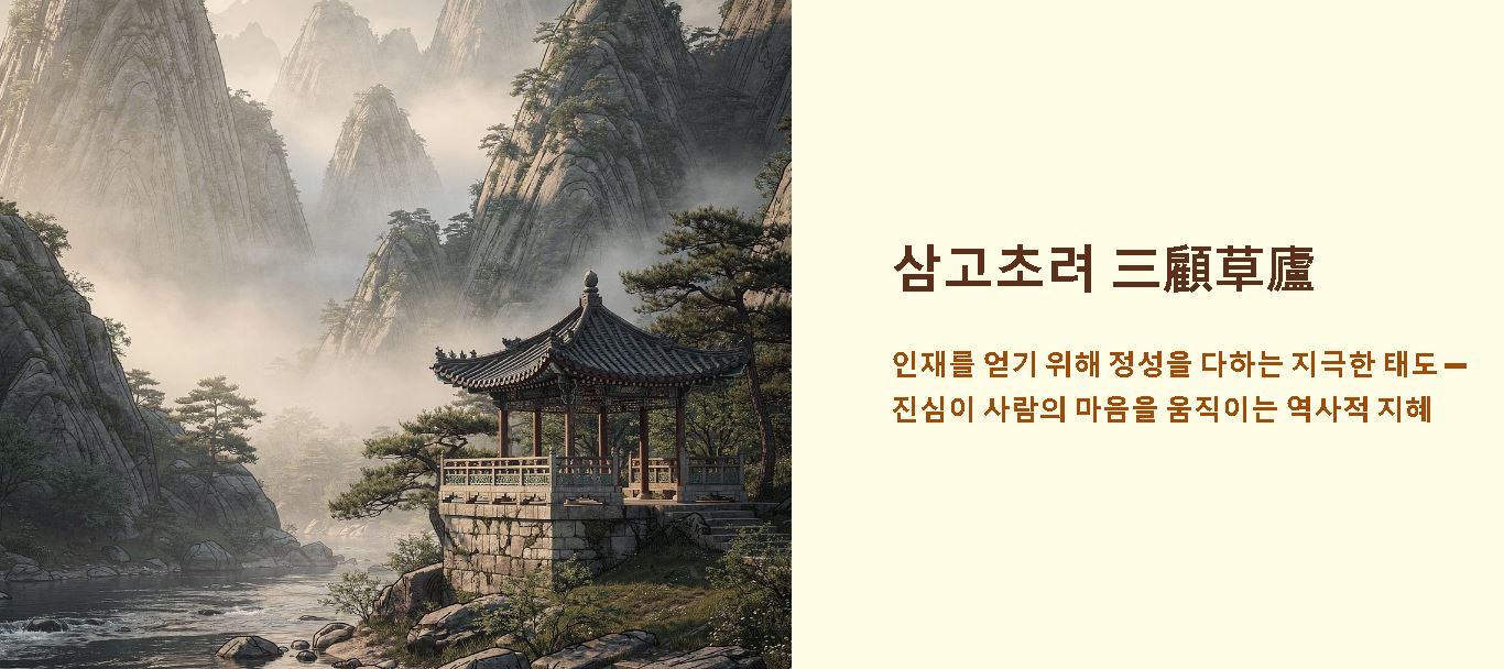 삼고초려의 뜻 유래