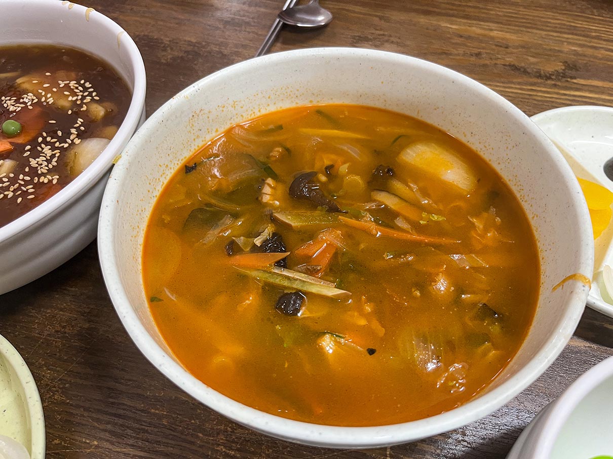 부광반점 짬뽕 국물