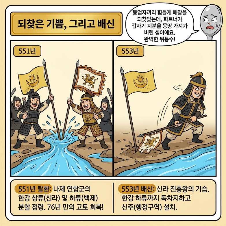 한강을 되찾다, 그리고 잃어버리기까지