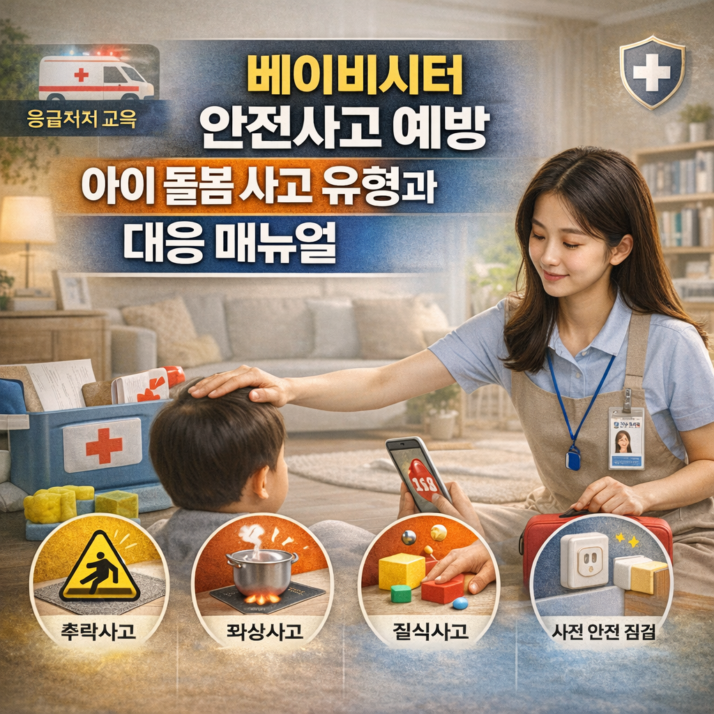 베이비시터 안전사고 예방 아이 돌봄 사고 유형과 대응 매뉴얼