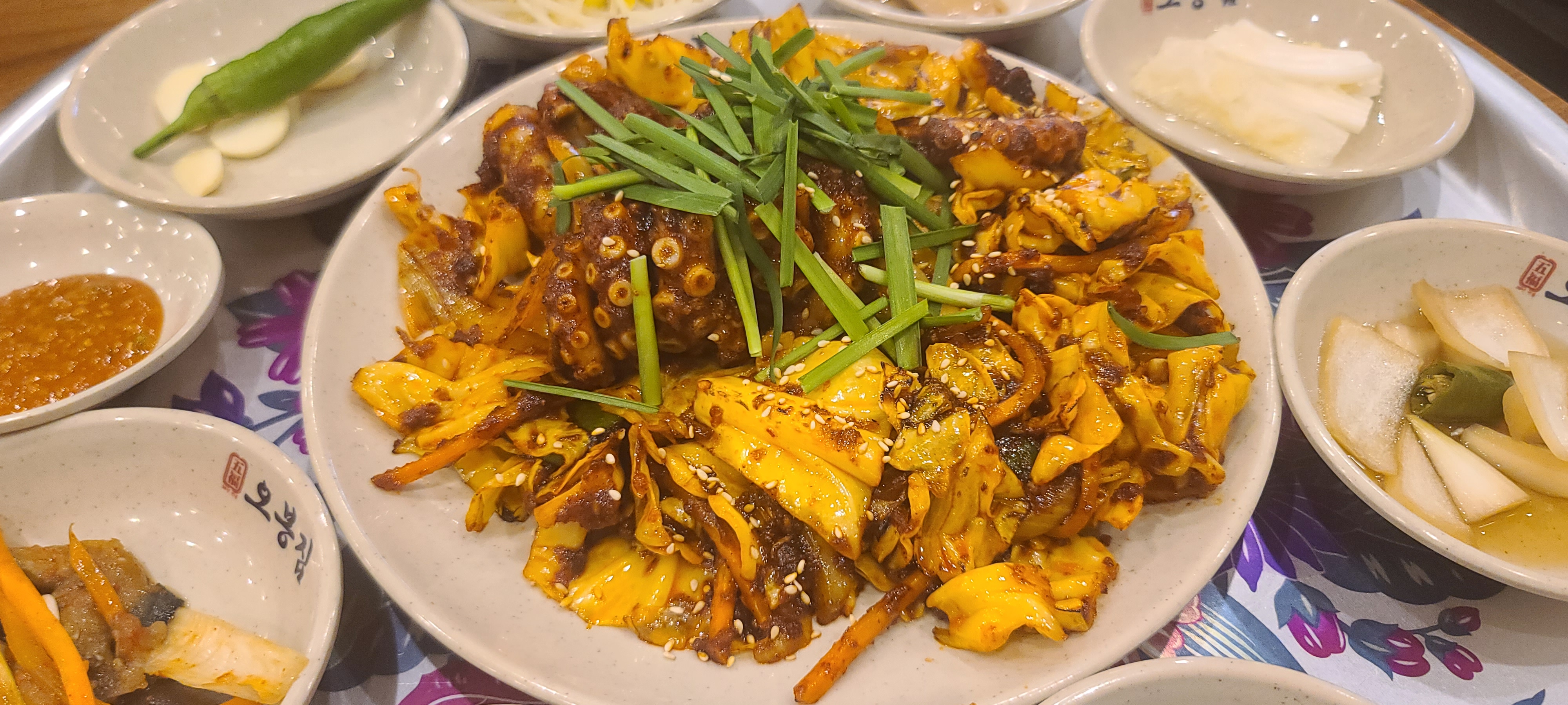 오봉집 성남맛집 신구대맛집 금광동맛집 낙지볶음 면역력증가 낙지오봉스페셜 직화낙지 오봉보쌈 쟁반막국수 매콤한