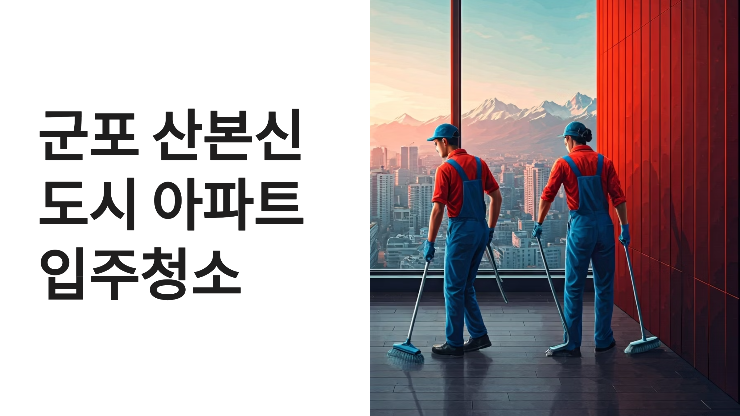 군포 산본 입주청소 가이드