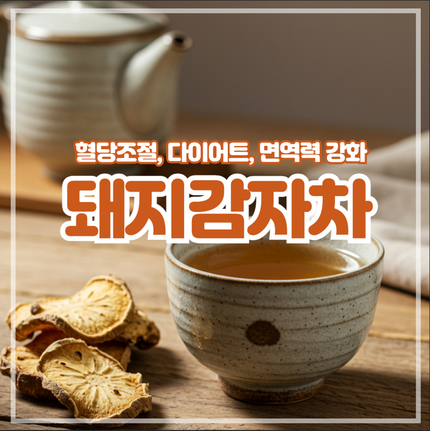 돼지감자차 효능 부작용 및 끓이는 법 완벽 정리