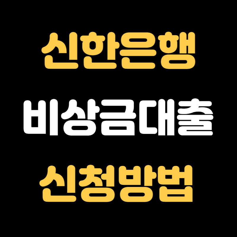 신한은행 쏠편한 포켓론 무직자 비상금대출 신청방법