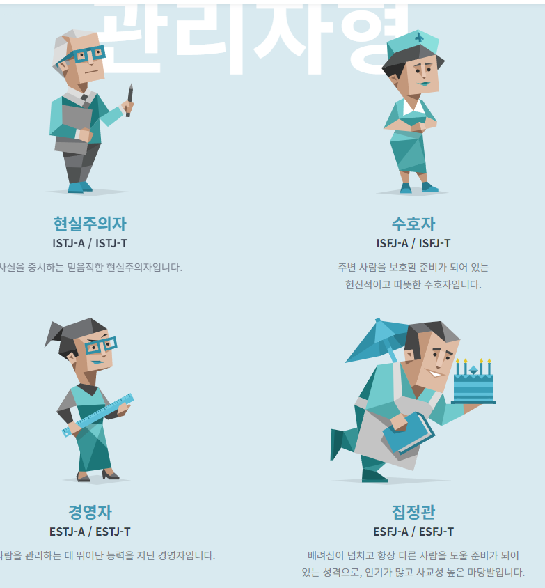 mbti 성격 유형검사 분석