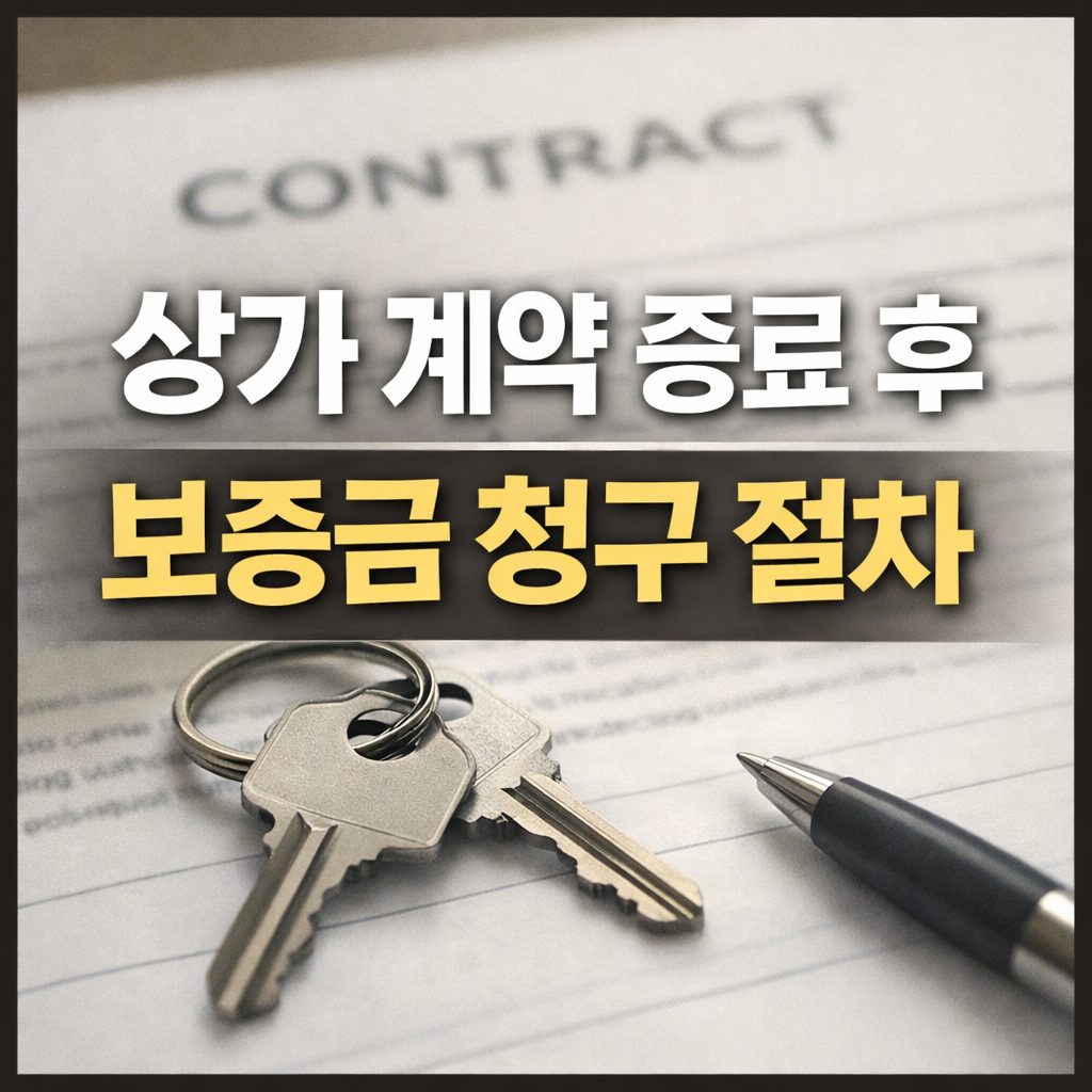 상가 계약 종료