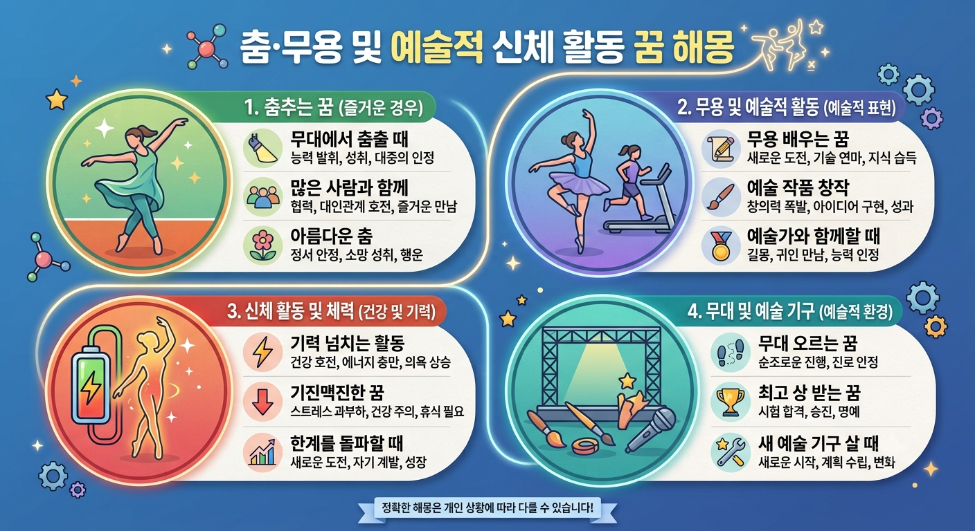 춤&middot;무용 및 예술적 신체 활동 꿈