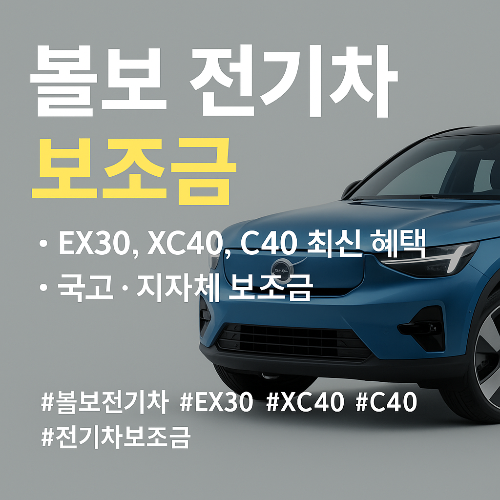 볼보 전기차 보조금