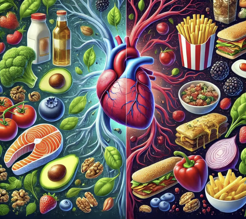 혈관 건강에 좋은 음식과 나쁜 음식 무엇이 다를까