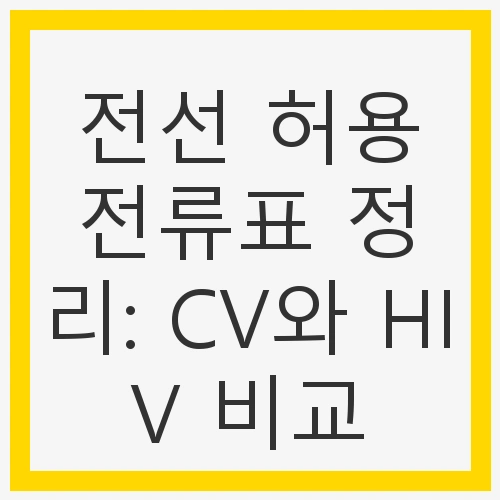 전선의 이해와 활용