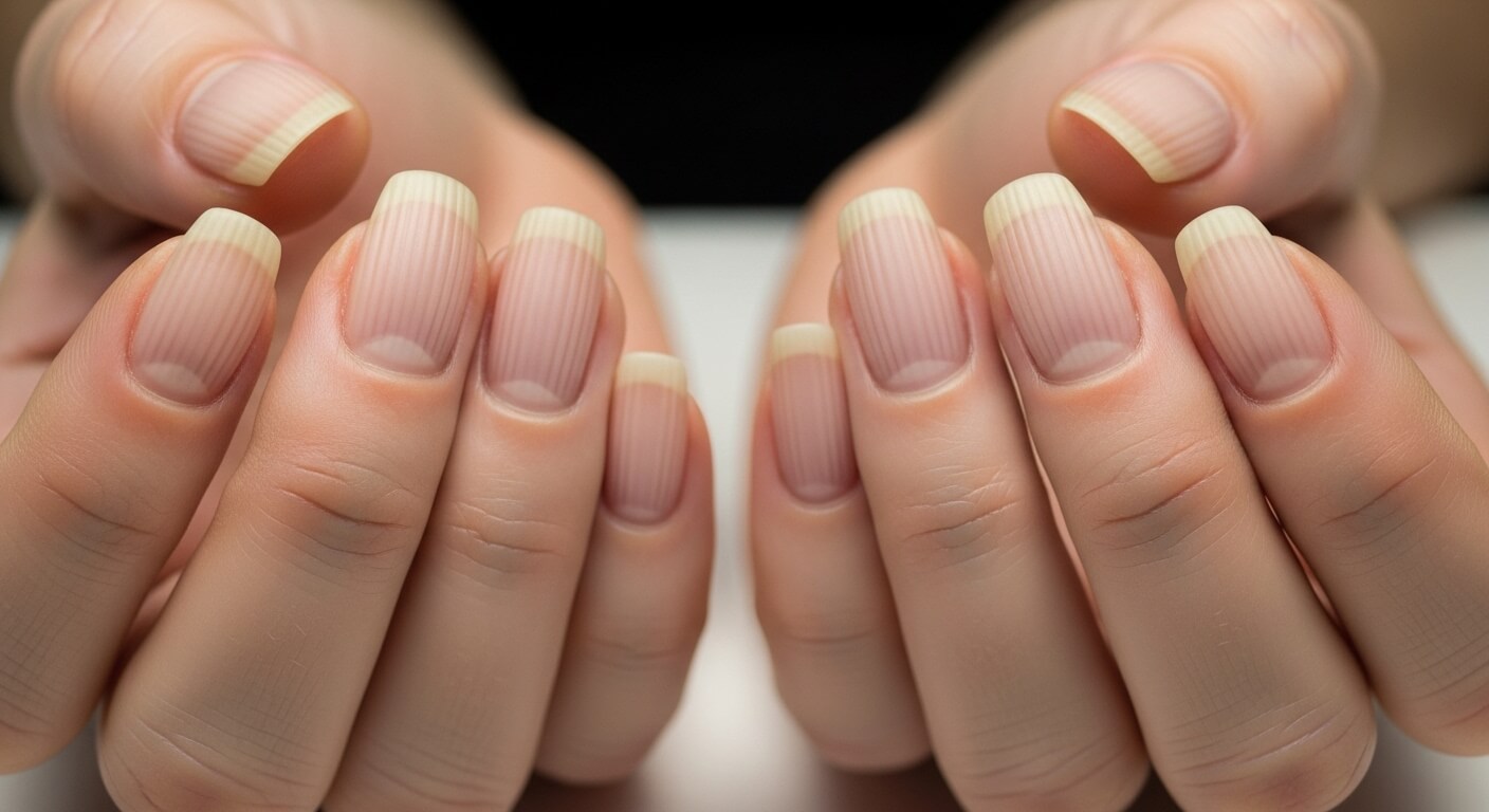 손톱에 세로줄이 생기는 이유
