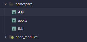 typescript-namespace