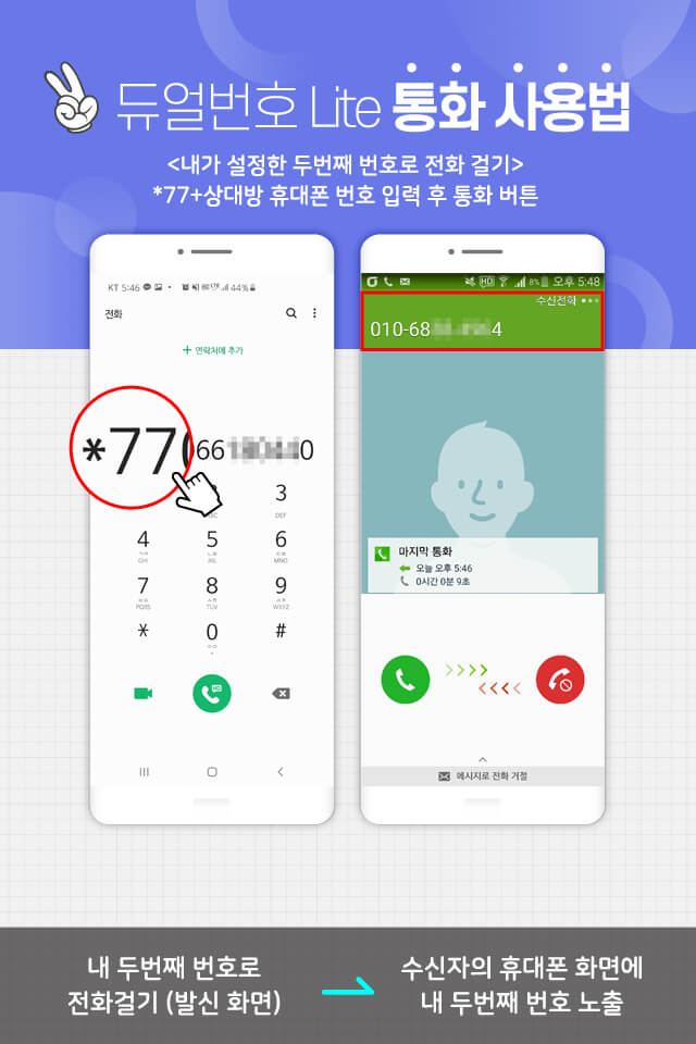 KT-듀얼번호-사용법-전화걸기
