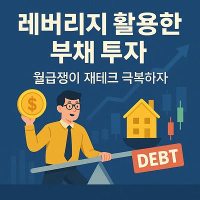 레버리지를 활용한 부채 투자 전략으로 월급쟁이의 재테크를 극복하자