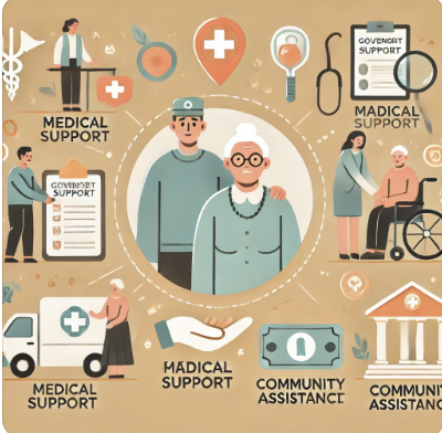 치매노인을 위한 국가 지원제도 관련 사진