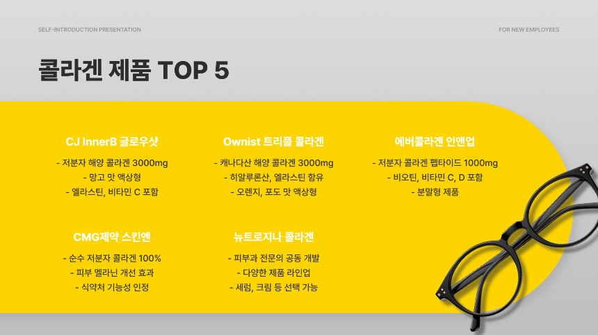 콜라겐 피부 건강 제품 TOP 5
