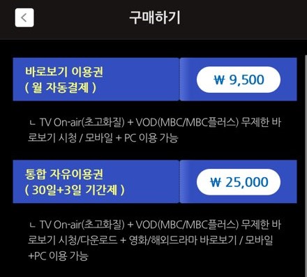 앱에서 구매하는 금액