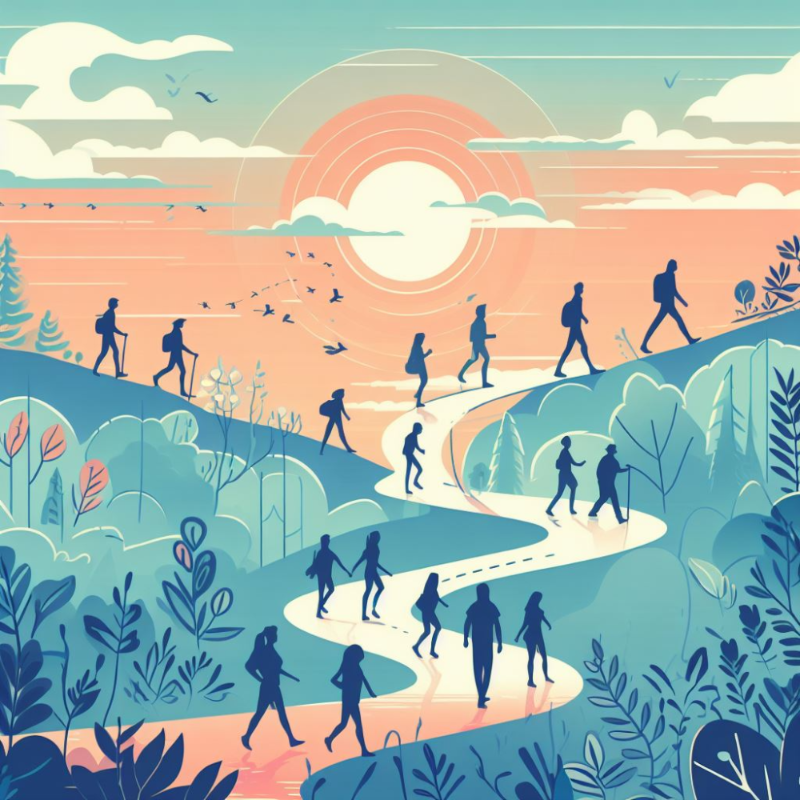 하루 22분 산책, 건강의 비결