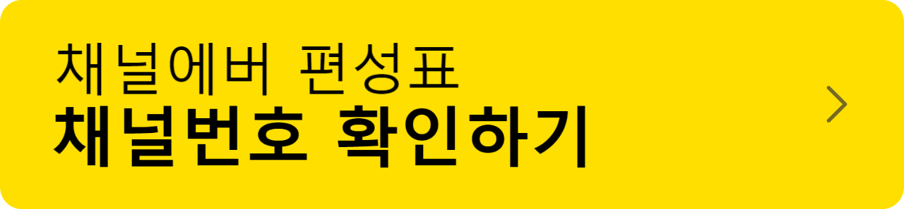 채널에버 편성표 채널번호/프로그램 확인 + 무료 보기 방법 총정리