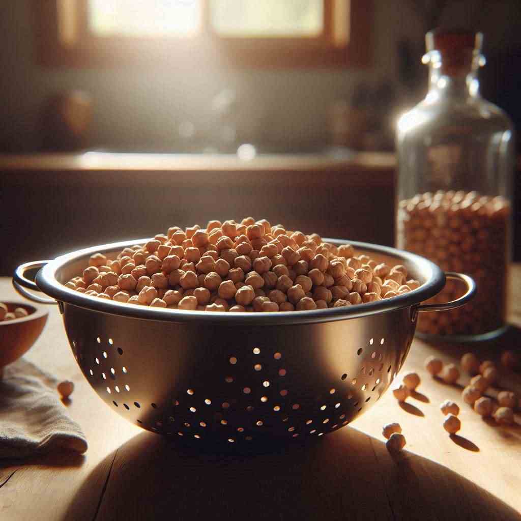 볼에 담긴 병아리콩