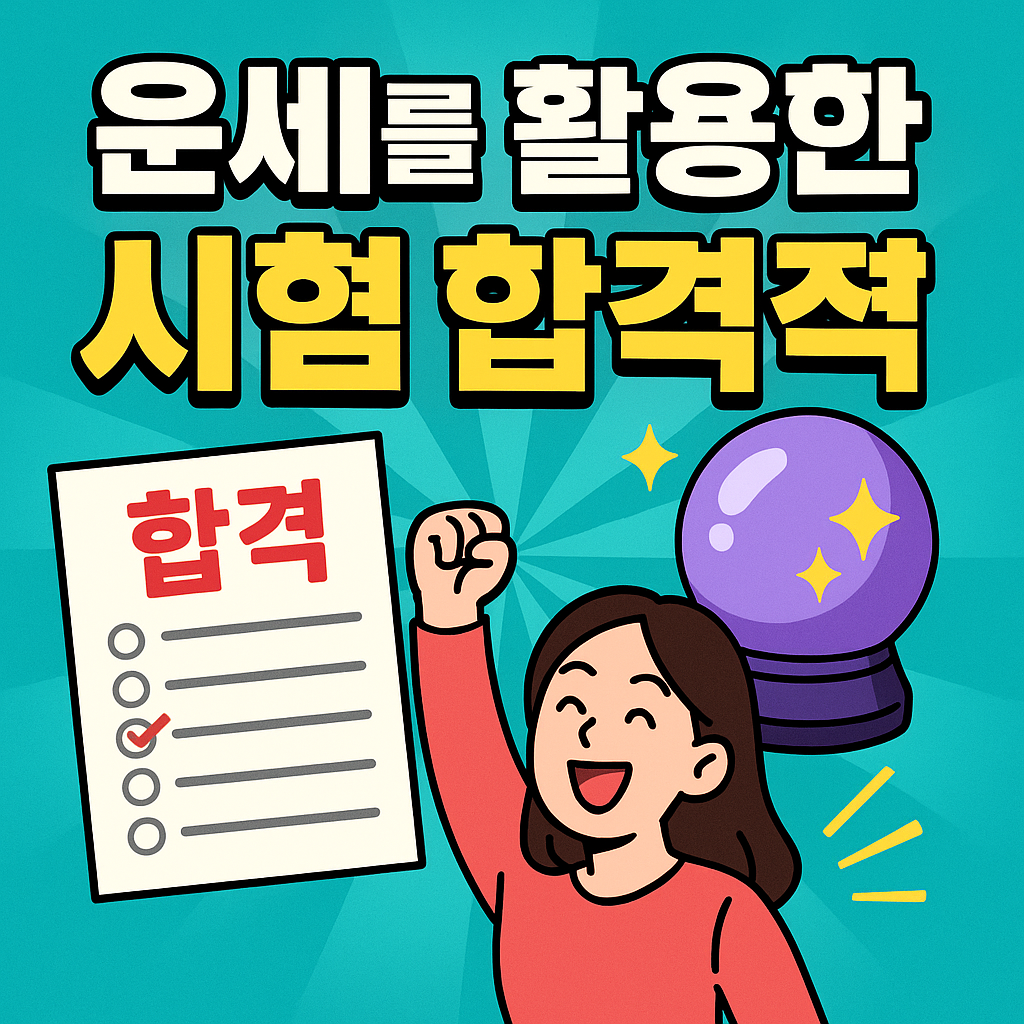 운세를 활용한 시험 합격 전략