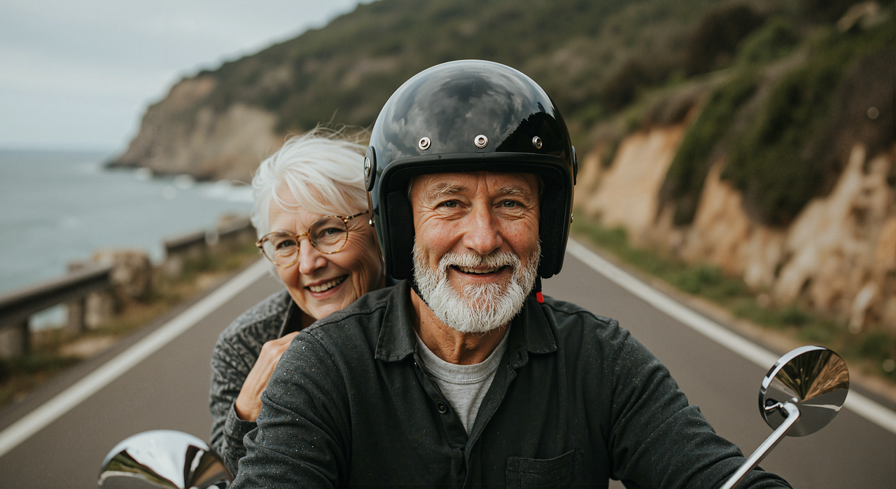 시니어 여행 이미지