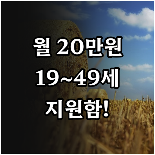 2026년 인제군 청년월세지원, 만 ..