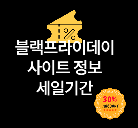 블랙 프라이데이 직구 사이트