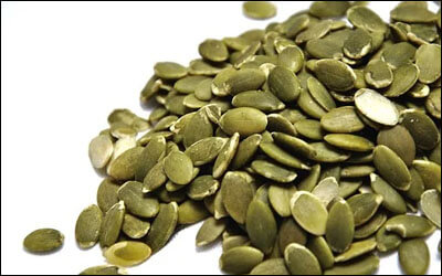 껍질을 깐 호박씨