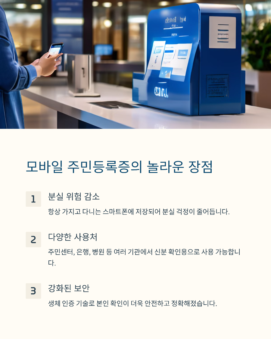 모바일 주민등록증 발급, 안 하면 손해?! 필수 정보 총정리