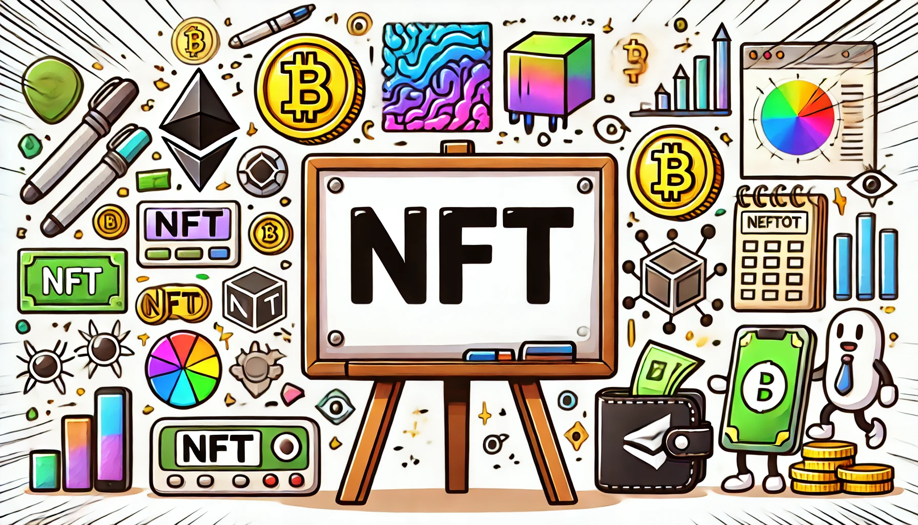 NFT를 상징하는 이미지