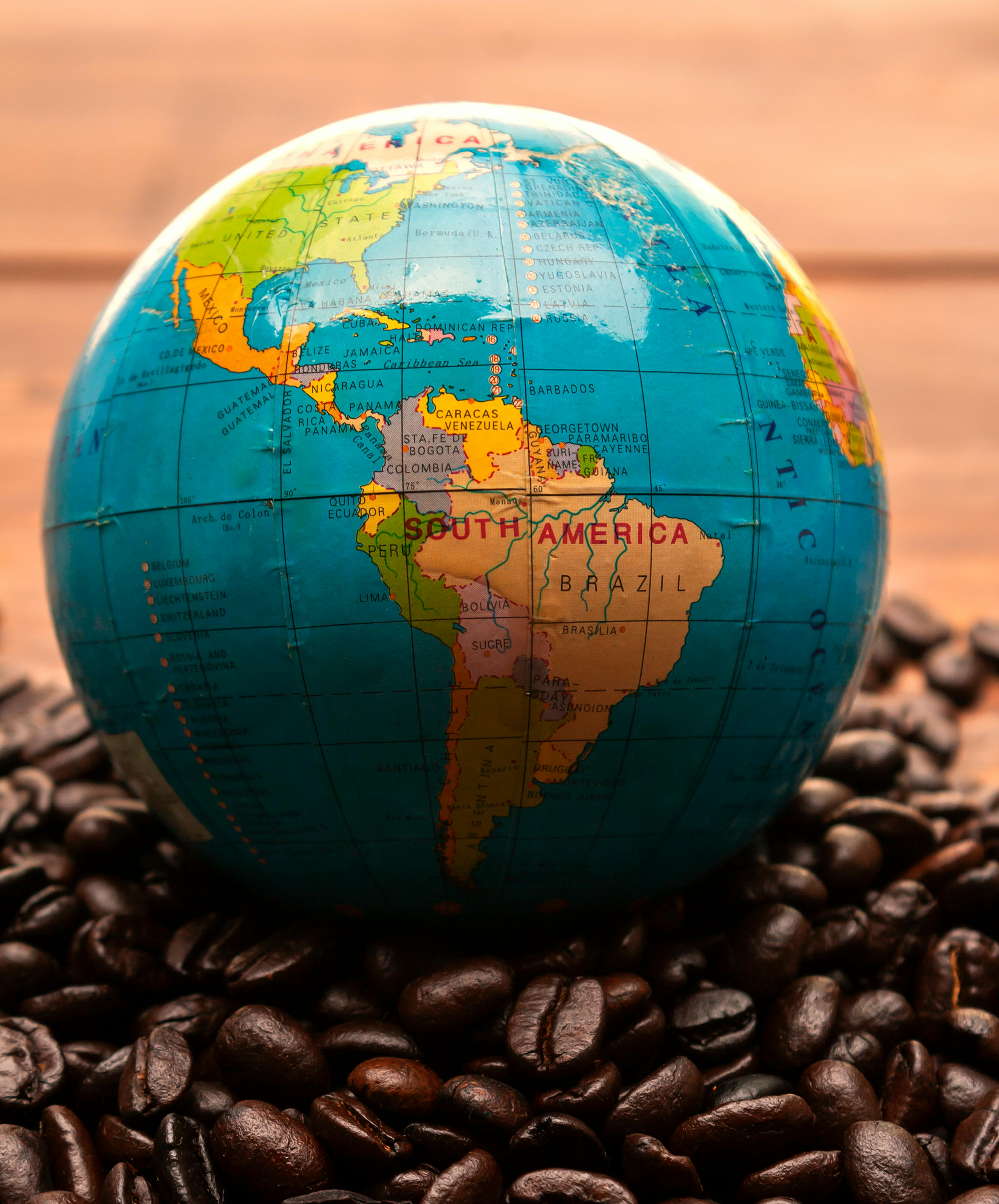 남미 커피 여행을 나타내는 이미지