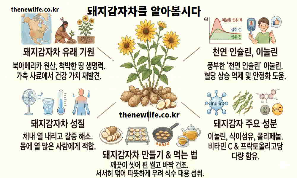 돼지감자차 효능 기본정보