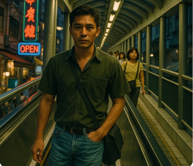 중경삼림 왕조위 사진