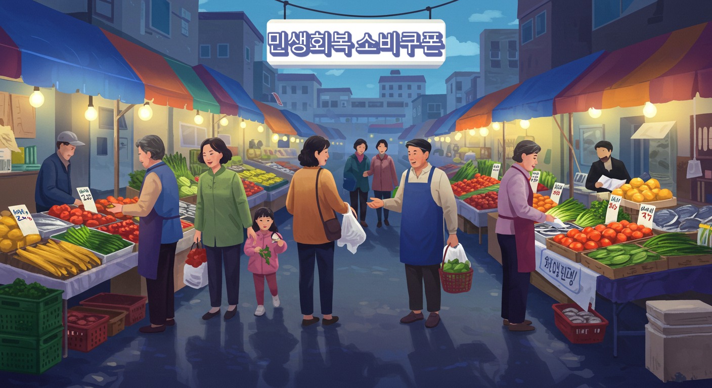 2025년 민생회복 소비쿠폰 신청 사용