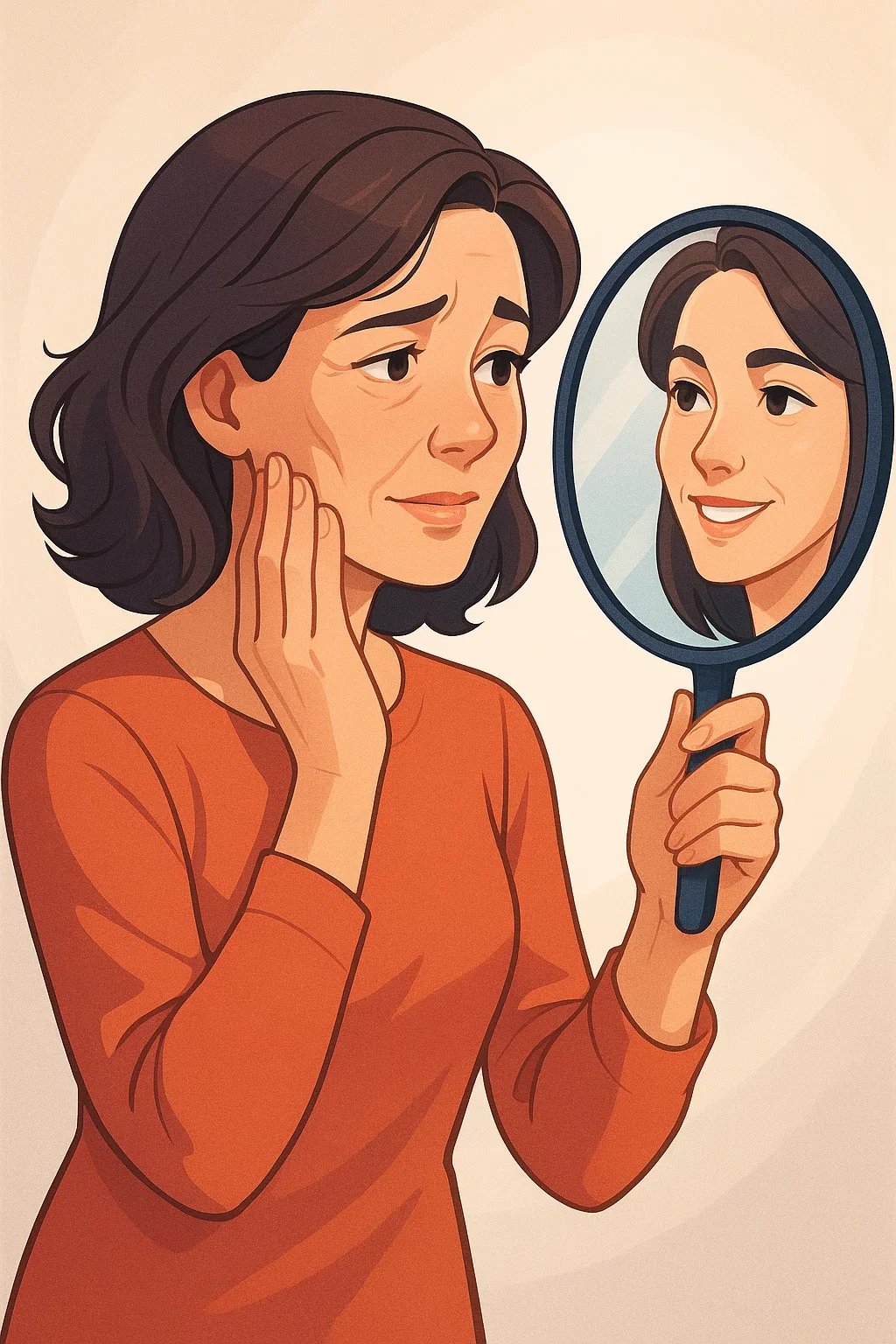 40대 이후 v라인