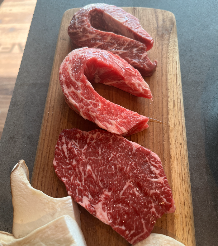 새우살 &amp; 숙성등심