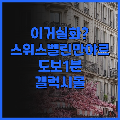 스위스-벨린 만야르 추천! 수라바야 ..