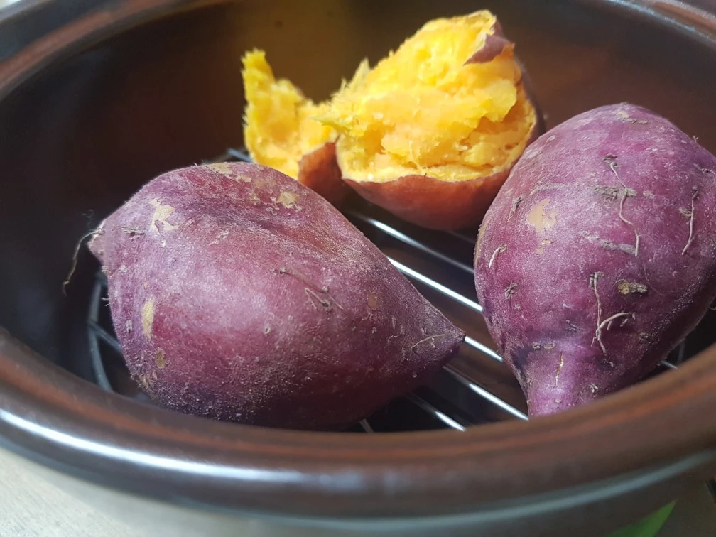 찐고구마-찜기에-있는-모습