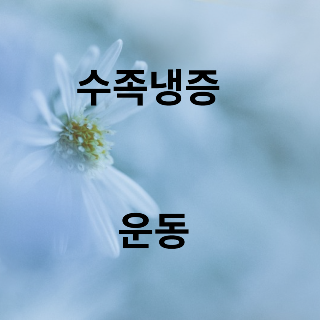 수족냉증 운동