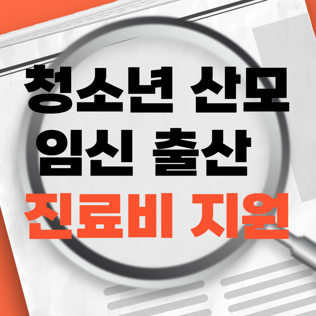 청소년산모임신출산진료비지원