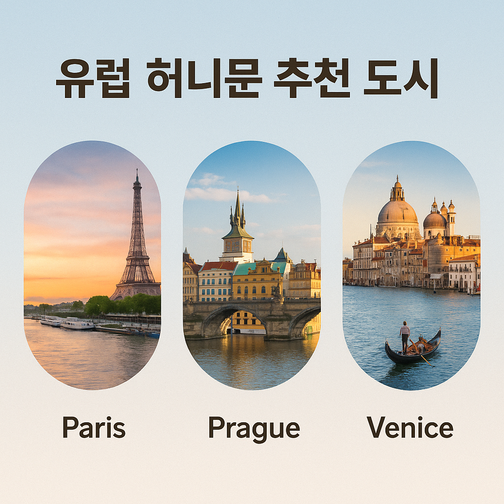 유럽 파리, 프라하, 베니스