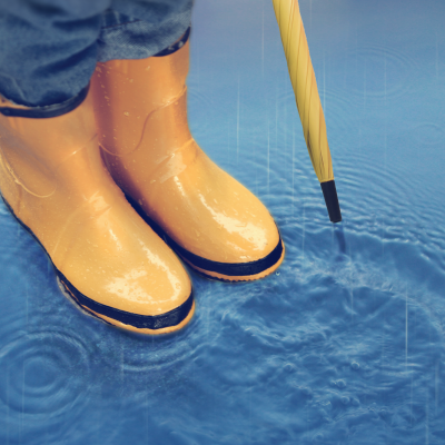 비오는날장화와우산