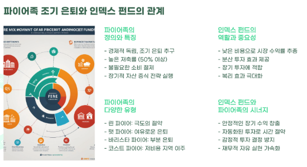 파이어족 조기 은퇴와 인덱스 펀드의 관계