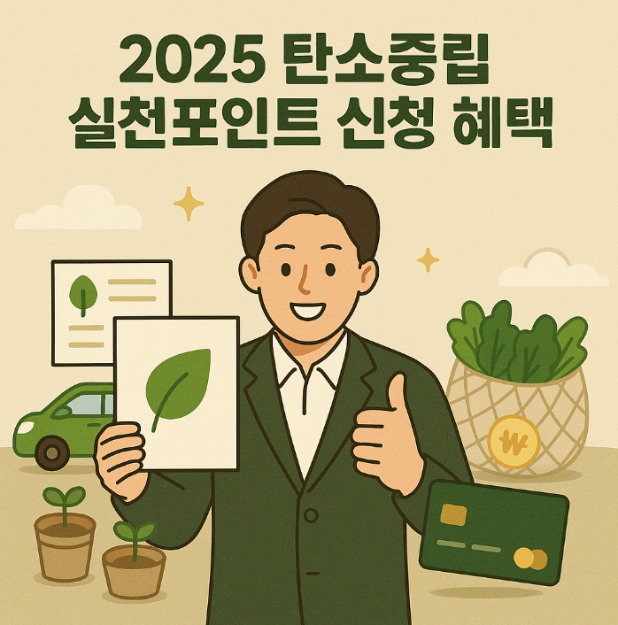 2025 탄소중립 실천포인트 신청 혜택