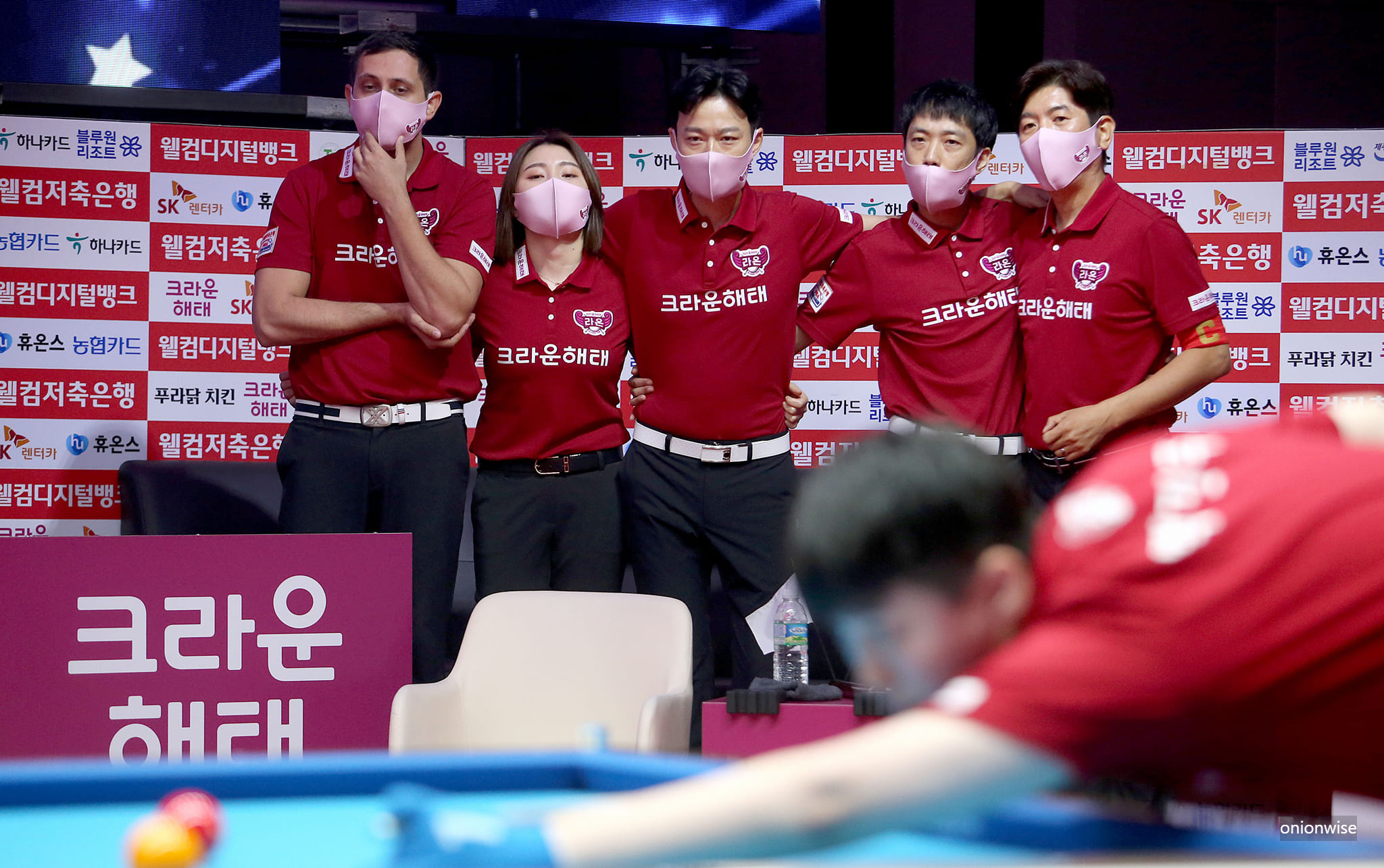 크라운해태 당구팀 소속 선수