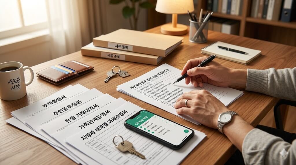 개인파산 서류 준비